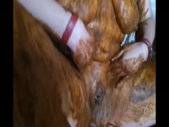 MILF enjoys doing her shitty skincare in front of the camera